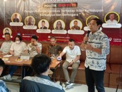 Pemuda Indonesia Center Berdiskusi Cegah dan Tanggulangi Politik Indentitas Pada Generasi Muda.